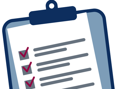 Grafik Clipboard Checkliste – Symbolbild für Heilmittel-Richtlinie für Sonstige Leistungserbringer