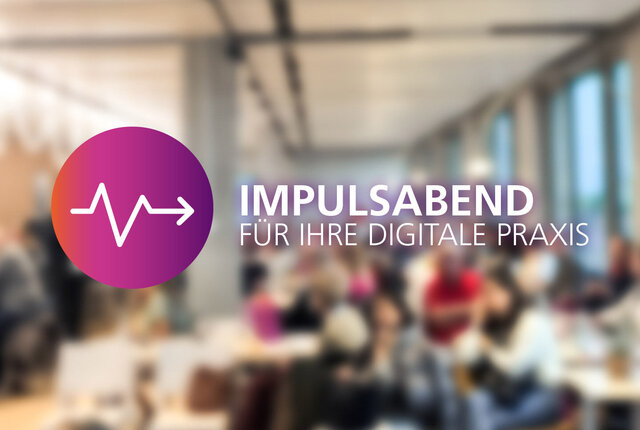 Verschwommene Aufnahme einer Vor-Ort-Veranstaltung mit Teilnehmern - Symbolbild für Impulsabend