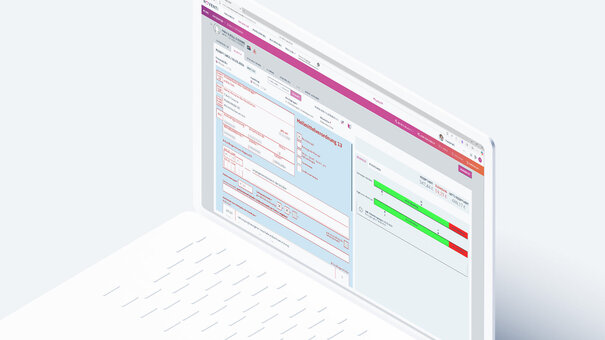 Ansicht Notebook mit Screen von NOVENTI Ora Blankoverordnung