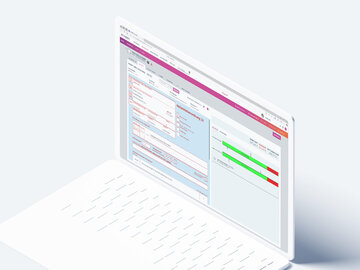 Ansicht Notebook mit Screen von NOVENTI Ora Blankoverordnung
